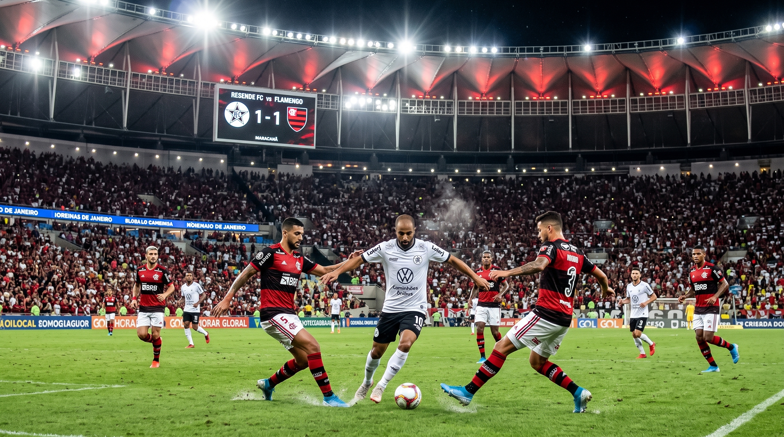 Atleta disputando lance durante uma partida